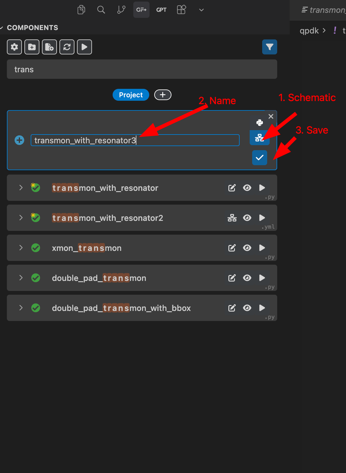 Create Schematic