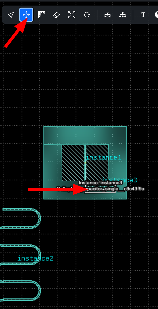 Move capacitor