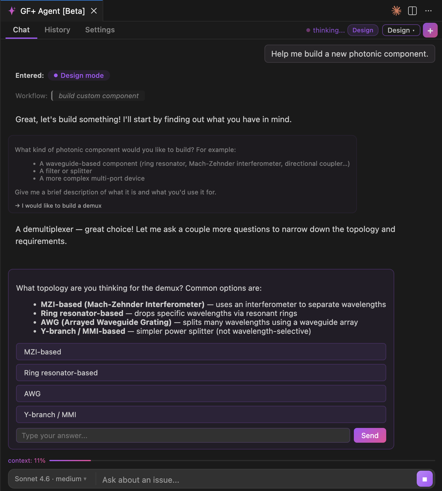 Agent questions