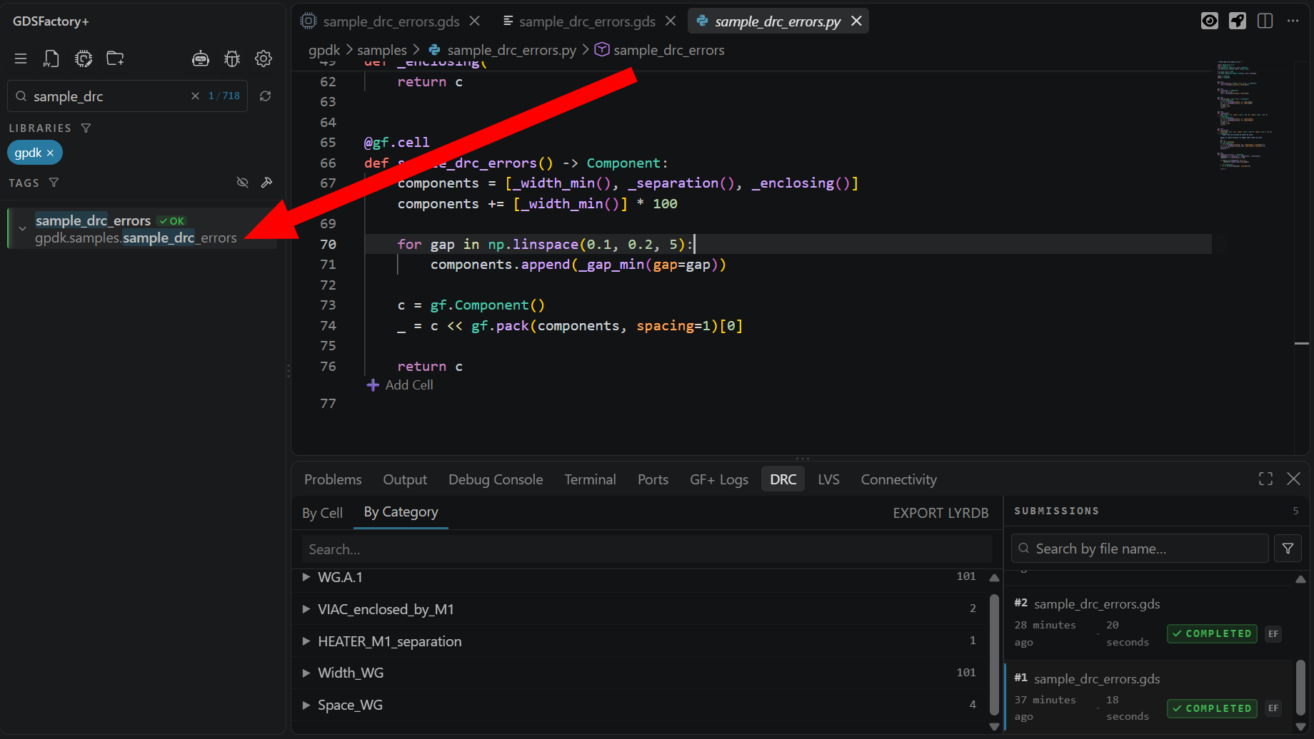 Fixed DRC errors