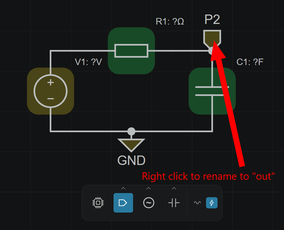 Electrical nodes labeling
