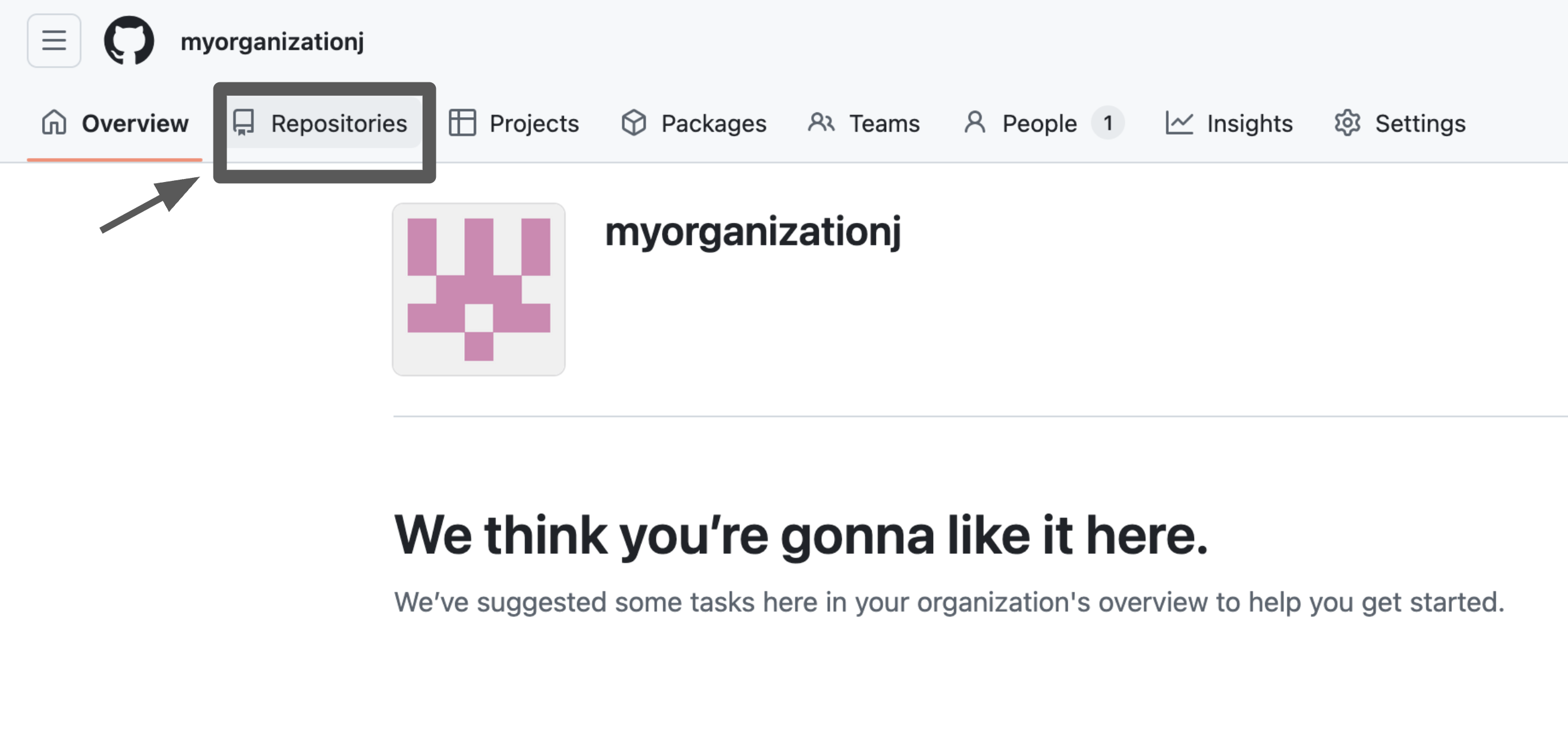 Repositories tab