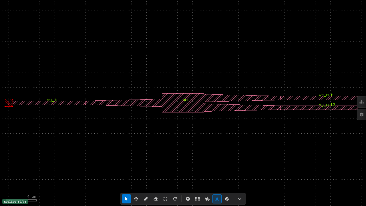 Open port — red marker on a port connected in the layout but missing from the schematic